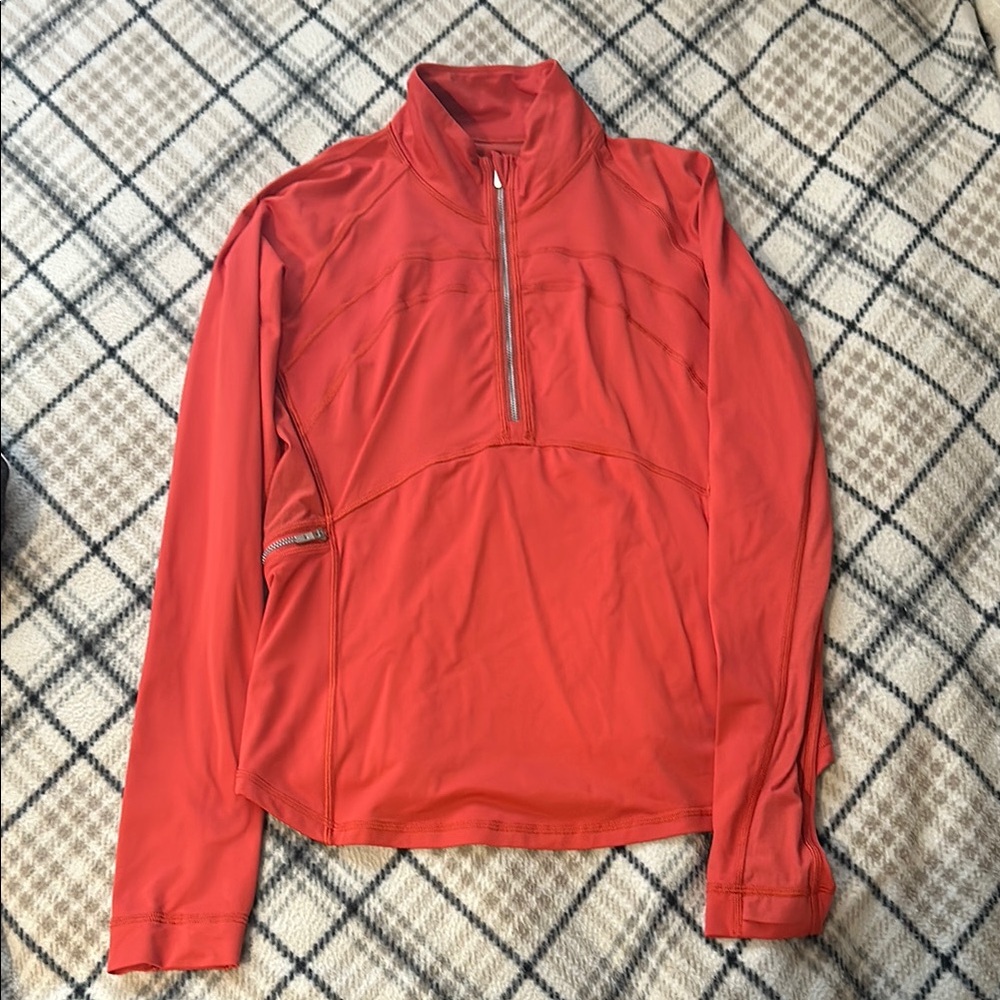 Lululemon Red Quarter-Zip